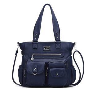 8678 Large Purses Shoulder Bag Tote Handbags Stylish Vegan Leather Hobo